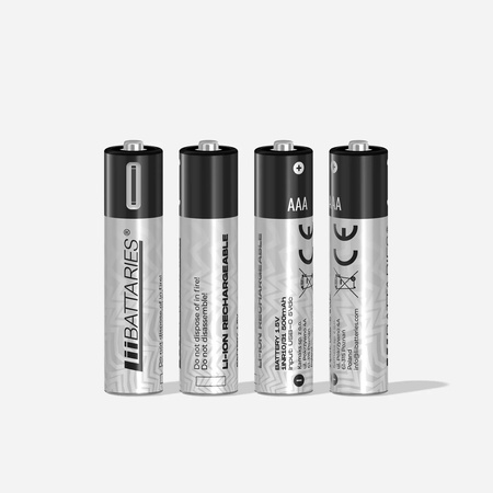 LiiBattaries MOCNY AKUMULATOR BATERIA LITOWO-JONOWA AAA USB-C 4szt. 500mAh 1.5V