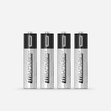 LiiBattaries POWERFUL LITHIUM-ION BATTERY AAA USB-C 4pcs. 500mAh 1.5V
